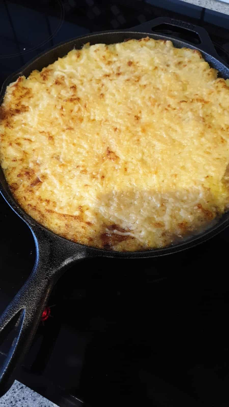 homemade cottage pie