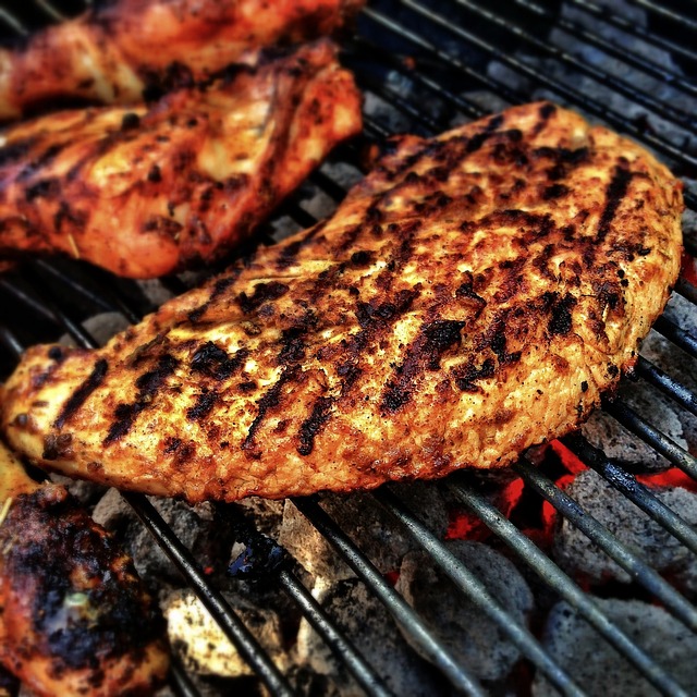 low carbs such as chicken or steak